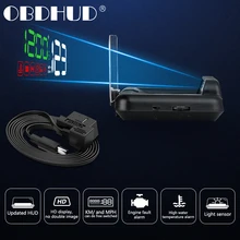 

WiiYii Mirror C500 HUD Car Head up display Speed Projector Security Alarm Water temp Overspeed RPM Voltage Alarm System Auto