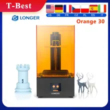 Impressora uv paralela da resina 405nm da iluminação do diodo emissor de luz da tela do lcd da elevada precisão da impressora 3d de sla da laranja 30 mais longa com 2k
