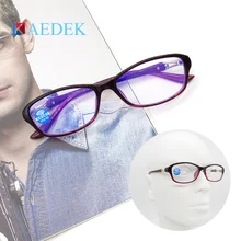 Мультифокальный синий светильник, блокирующие очки для чтения, мужские бифокальные имитация дерева, компьютерный анти-синий светильник, прогрессивный KB2521