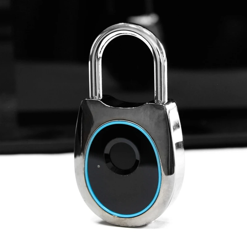 USB смарт замок отпечатков пальцев перезаряжаемый Keyless IP66 водонепроницаемый Противоугонный цифровой навесной замок для шкафчика, двери, багажа, рюкзака