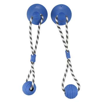 

2Pcs Multifunction Pet Molar Bite Dog Toys Rubber Chew Ball Cleaning Teeth Safe Elasticity Soft Puppy Suction Cup Dog Biting Toy