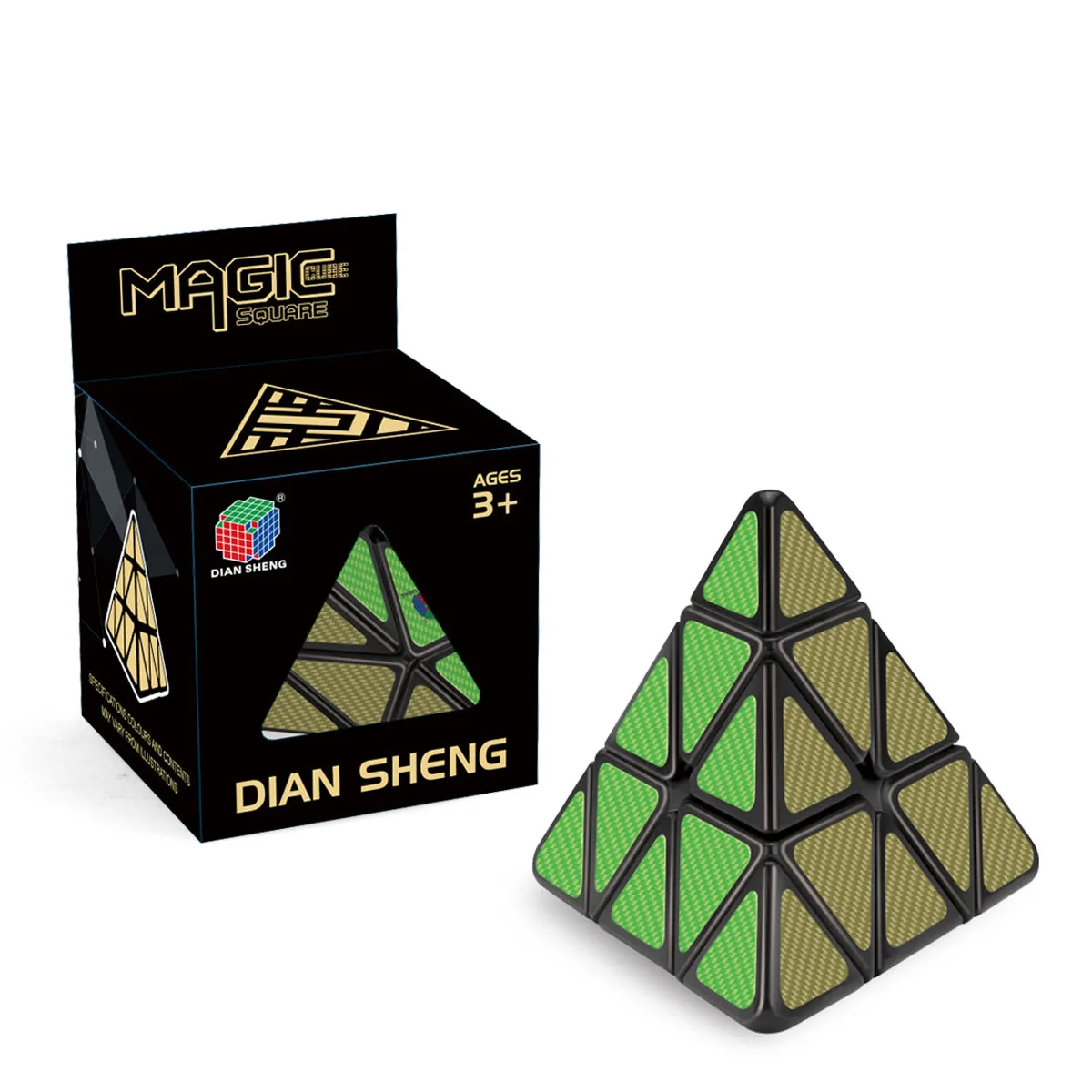 Треугольная пирамида, магический скоростной куб, твист, головоломка, развивающая игрушка, головоломка, cubo magico, профессиональные специальные игрушки для детей - Цвет: Многоцветный