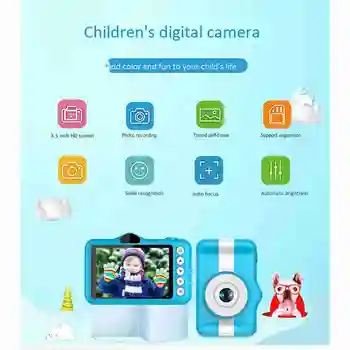 

Video Camera X600 Kids 3.5-Inch Vlog Professional Large-Sn Digital Cameras for Youtube Video 1080P HD Camera 1.3 Million Pixels
