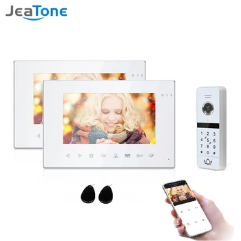 

Jeatone Wirelss Wifi Video Intercom Wired Video Intercom With IR Video Door Bell Support Motion Detectio For Home Access Control