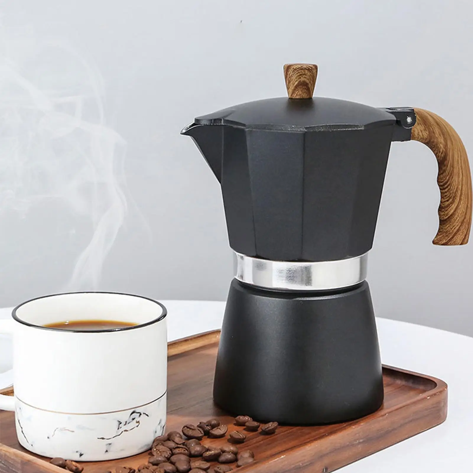 Moka Pot Espresso Coffee Maker  Italian Coffee Maker Moka Pot - Mocha  Latte Coffee - Aliexpress