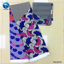 LIULANZHI полиэстер шелк воск ткани модная атласная ткань с принтом Анкара атласная ткань для одежды 4+ 2 ярдов ML8X