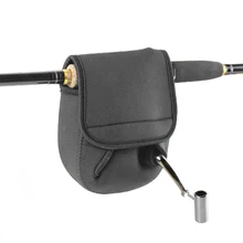 1 шт. переносная черная спиннинговая Рыболовная катушка, защитный чехол, чехол, держатель, переносная Рыболовная Сумка, сумка для снастей