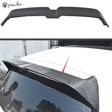 Para golf mk7 mk7.5 spoiler 2014-2018 golf 7 golf 7.5 para gti spoiler abs material asa traseira do carro spoiler traseiro padrão de carbono