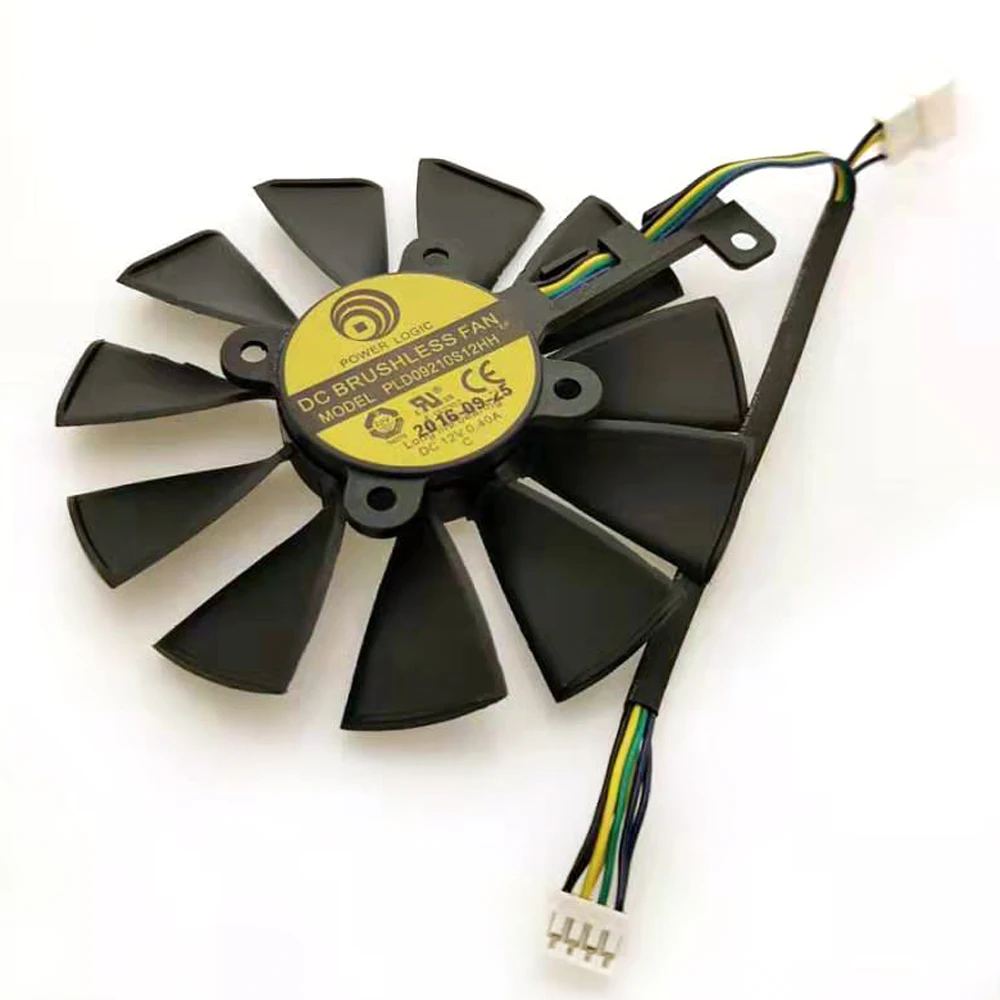 Бесплатная доставка PLD09210S12HH 12 В 0.4A 87 мм VGA вентилятор для ASUS GTX1050TI GTX1060 GTX1070 RX480