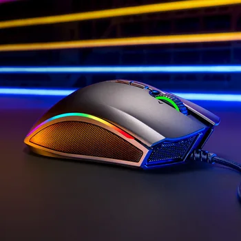 شراءماوس ألعاب سلكي لـ Razer Mamba Elite Mouse Chroma الإضاءة 16000 ديسيبل متوحد الخواص مستشعر بصري 9 أزرار قابلة للبرمجة تصميم مريح