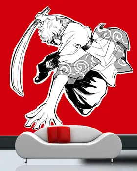

[Self-Adhesive] 3D Murals For GINTAMA 101 Japan Anime Wall Paper mural Wall Print Decal Wall Murals Belly