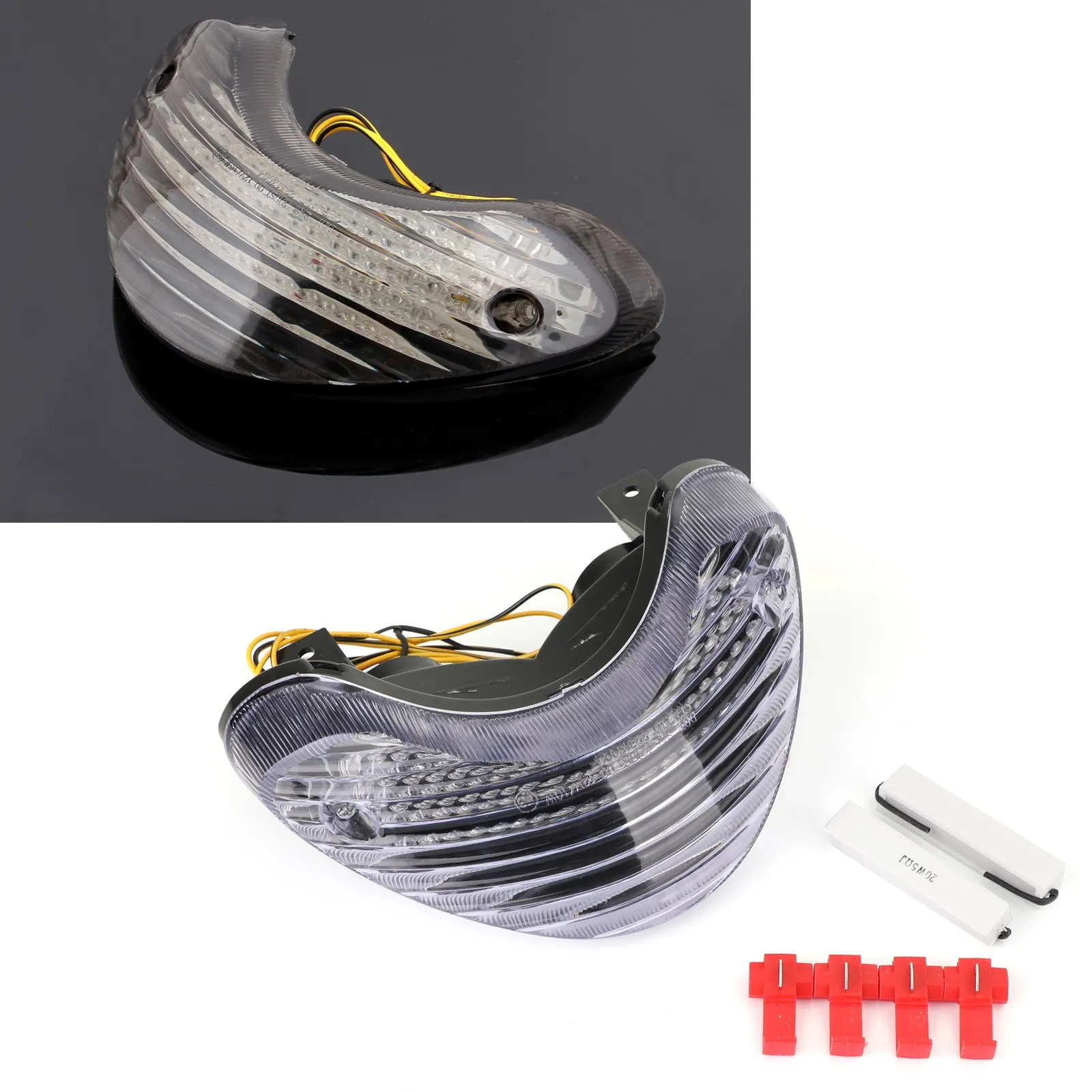 

Areyourshop for Suzuki SV650 TL1000S TL1000R LED Taillight integrated Turn Signals Motorcycle Parts Lighting