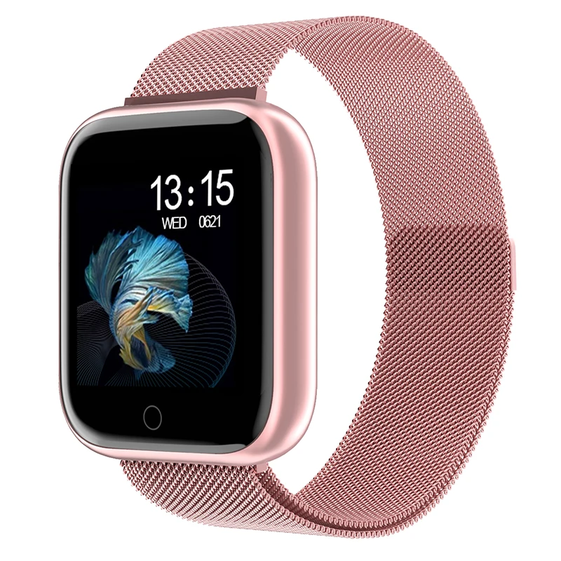 2019 frauen Wasserdichte Intelligente Uhr P70 P68 Plus Bluetooth Smartwatch Für Apple IPhone Xiaomi Herz Rate Monitor Fitness Tracker