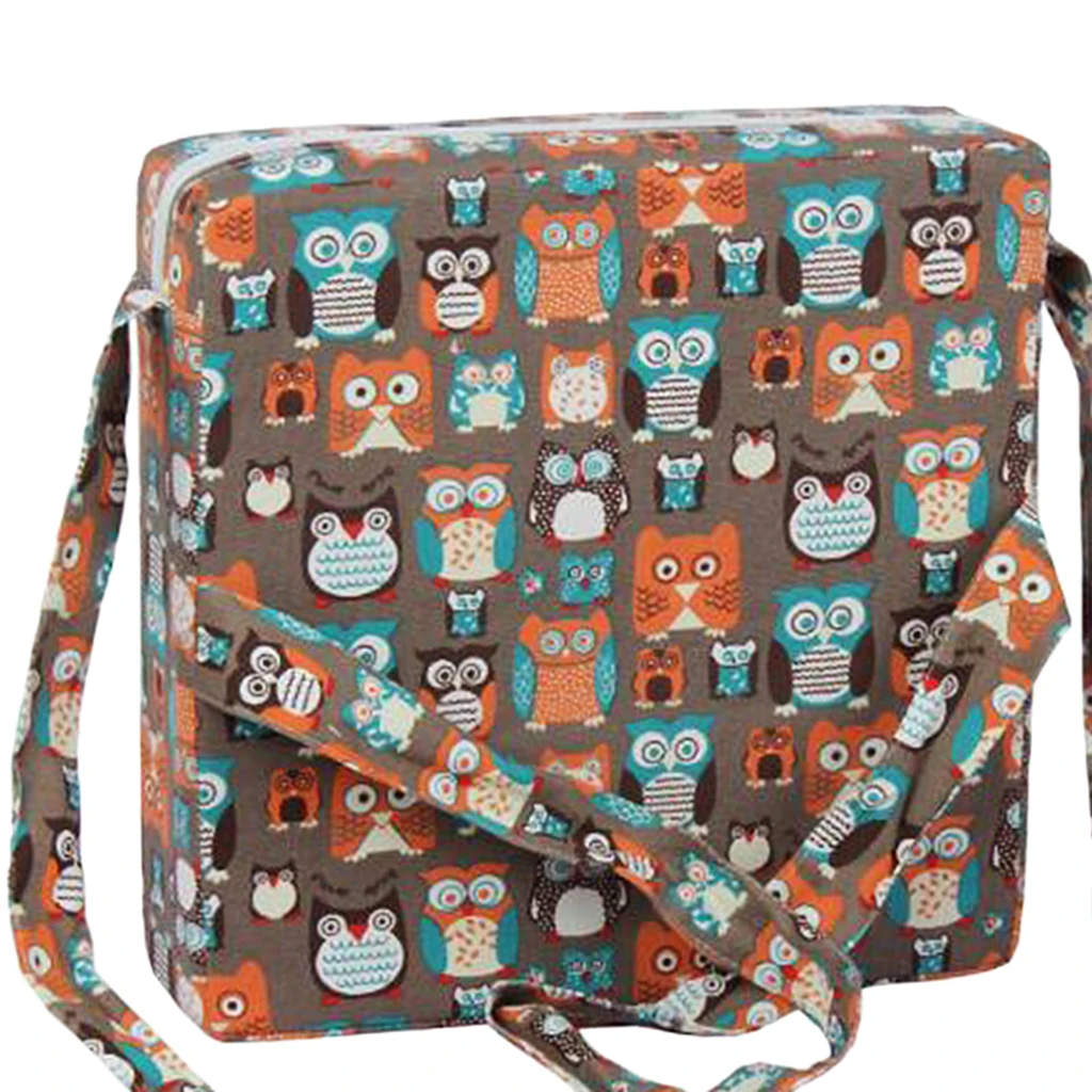 Faux Leather Children Kids Dining Chair Booster Cushion Baby Seats Owl Chair Cushion Dining Chair Pad Covers for Kids 