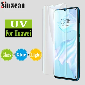 

2019 New Material 20pcs UV Glass For Huawei Mate 30 Pro/P30 Pro/Mate 20 Pro/Mate 20 RS/P20 lite 3D Full Covered glue UV Glass