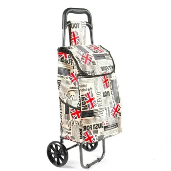 

Two-wheeled Shopping Cart, Shopping Cart, Small Cart, Folding Trolley, Luggage Cart, Portable Hand-held Trailer, Trolley