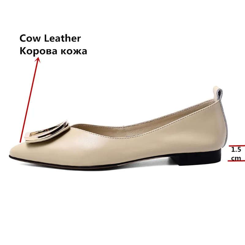 FEDONAS; классические Брендовые женские туфли-лодочки из натуральной кожи высокого качества; удобные новейшие Вечерние туфли на низком каблуке с металлическими элементами для офиса
