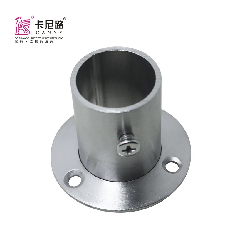 

Stainless Steel Rod of 1609 Clothesline Pole Accessories Balcony Curtain High Base round Base Tube