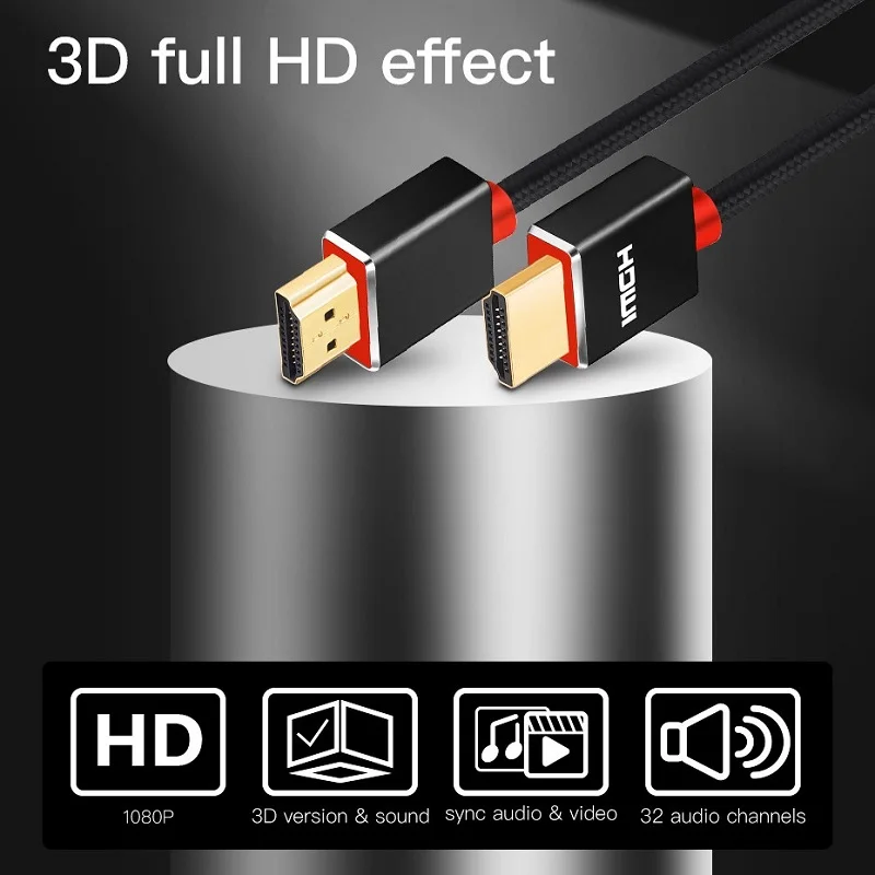 HDMI Cable Shuliancable HDMI Cable 3m 5m 10m 15m 20m Nylon Braid cable HD 1080P 3D gold plated Cable for HDTV Xbox PS3 Computer