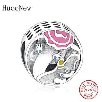 

2019 Summer Collection Luxury 925 Sterling Silver Animals Elephant Charm Beads Fit Original Charm Bracelet DIY Jewelry