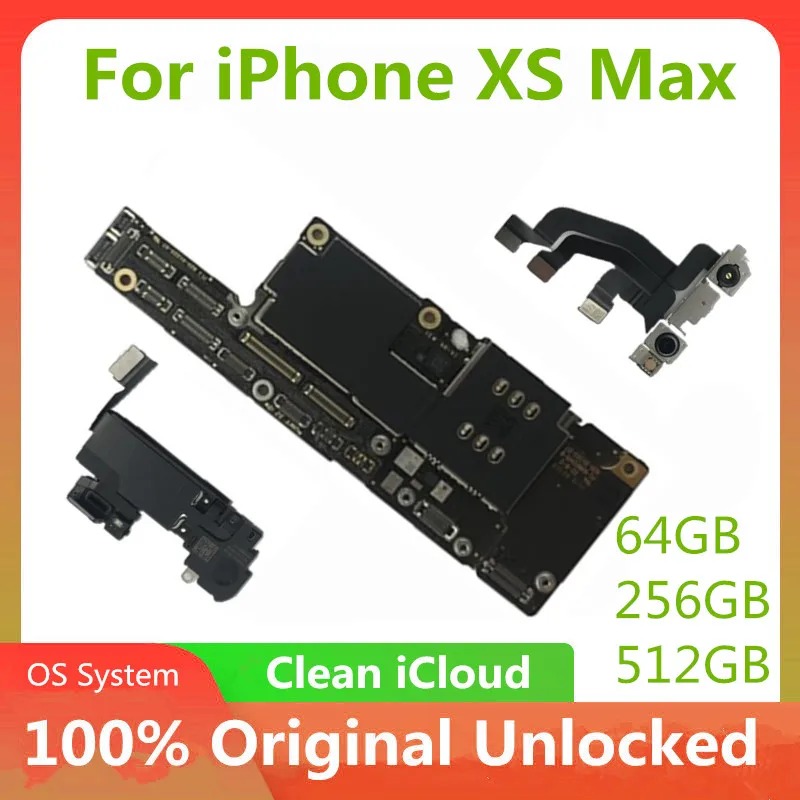 Логическая плата для iPhone XS MAX оригинальная материнская разблокировка iphone xs max