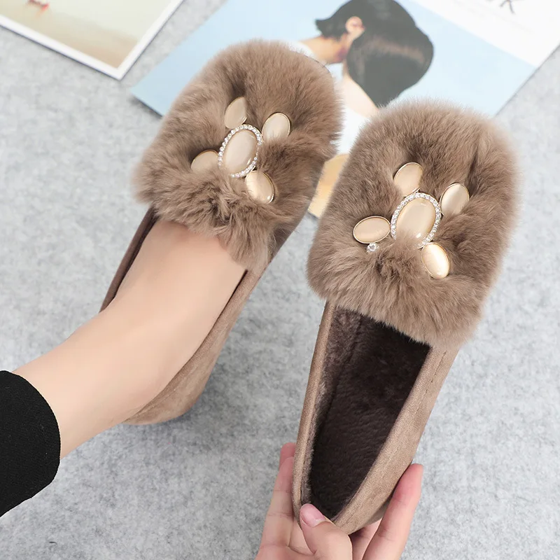 TIMETANG-Zapatos-de-piel-de-conejo-Zapatos-de-Ballet-de-mujer-flock-strass-mocasines-de-invierno (3)