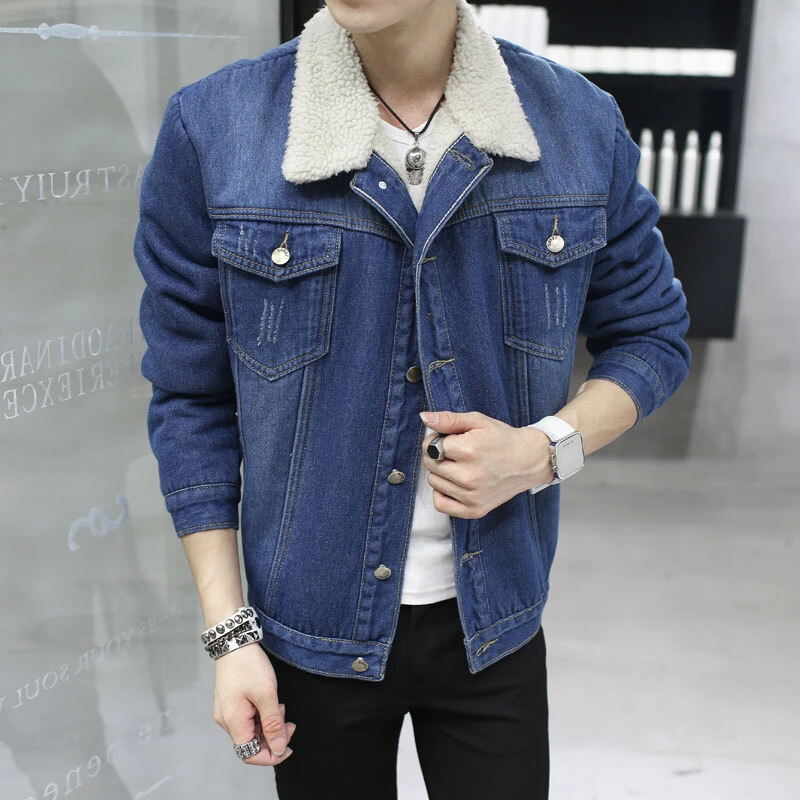 men's denim winter coats