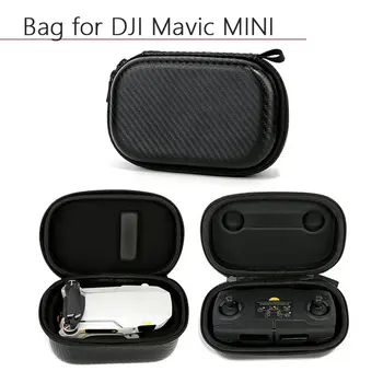 

Portable Waterproof Pu Nylon Drone Storage Bag Battery Bag Remote Control Bag For Dji Mavic Mini Drone Accessories
