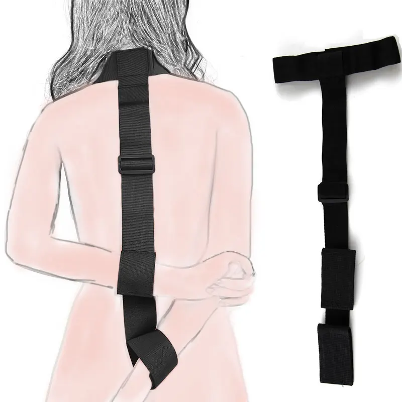 Бандаж и наручники для БДСМ Эротические для начинающих мастурбация Сексуальное Платье для секса продукт Lenceria Mujer Babydoll сексуальные женские порно костюмы - Цвет: qqsy604