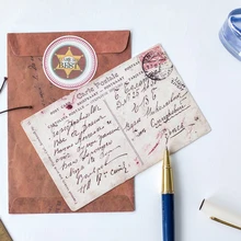 30 шт./лот винтажная Классическая открытка конверт на год/день рождения поздравительная открытка подарок