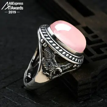 

12*16mm 6.18 Sale S925 Sterling Silver Australia Ruby Rings art and craft gift shop lithuania Chalcedony