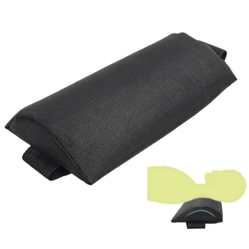 

2pcs Adjustable Folding Sling Lounge Chairs Black Head Cushion Pillow for Outdoor Sun Lounger