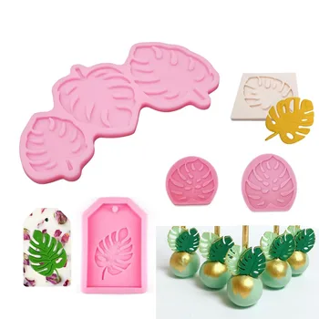 

5 Style Monstera Leaf Silicone Molds Sugarcraft Cake Moulds Chocolate Fondant Clay Mould Cake Decorating Tools Kitchen Bakeware