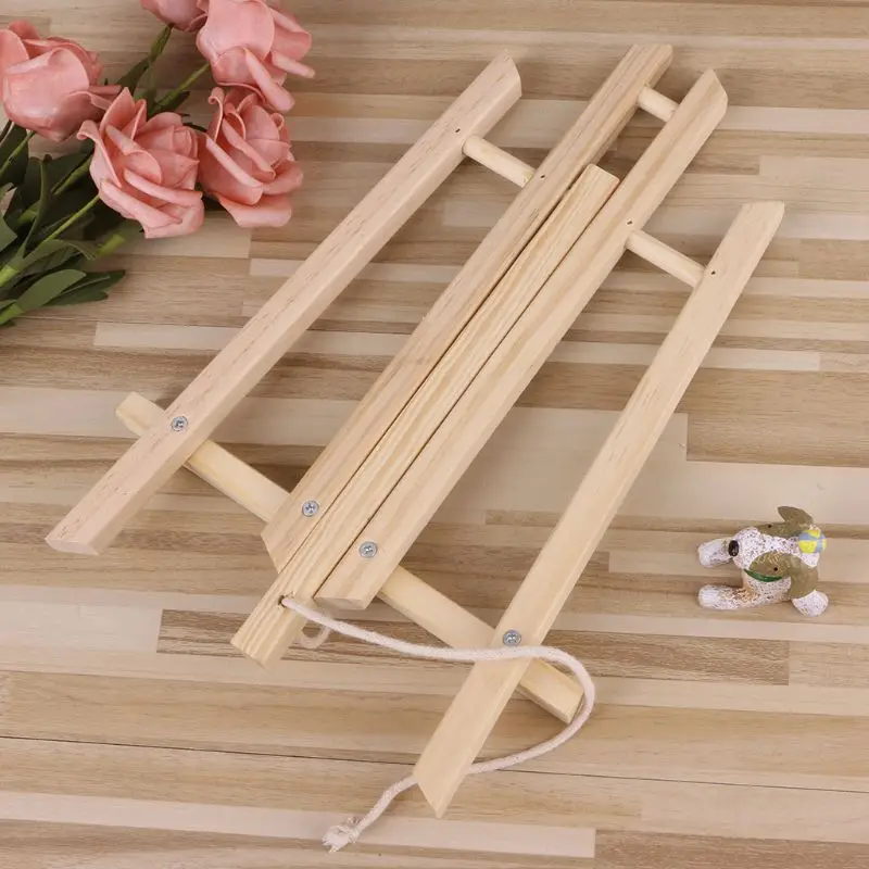 

Wood Easel Advertisement Exhibition Display Shelf Holder Studio Painting Stand AXYF