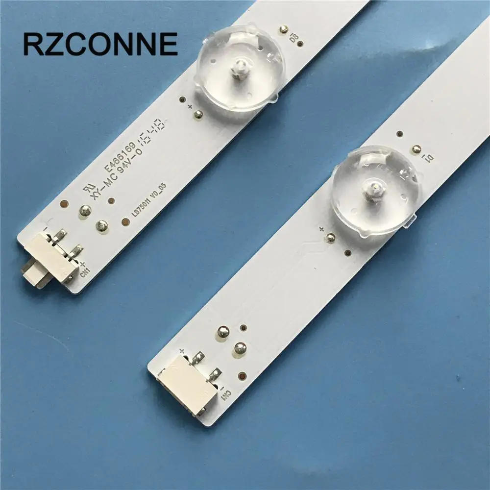 Tira de Luz de Fundo de Led Mais Lâmpadas para Vizio 75 E466169 Emissor de Luz para tv Lb75011 Vtransparente 05 E75 Tamanhos Lftigrat Lâmpada Lftigrlt - Imagem 3