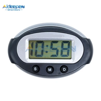 

Mini 3 Buttons Car Automobile Digital Clock Automotive Decoration Ornament Clock Car Accessories Tool