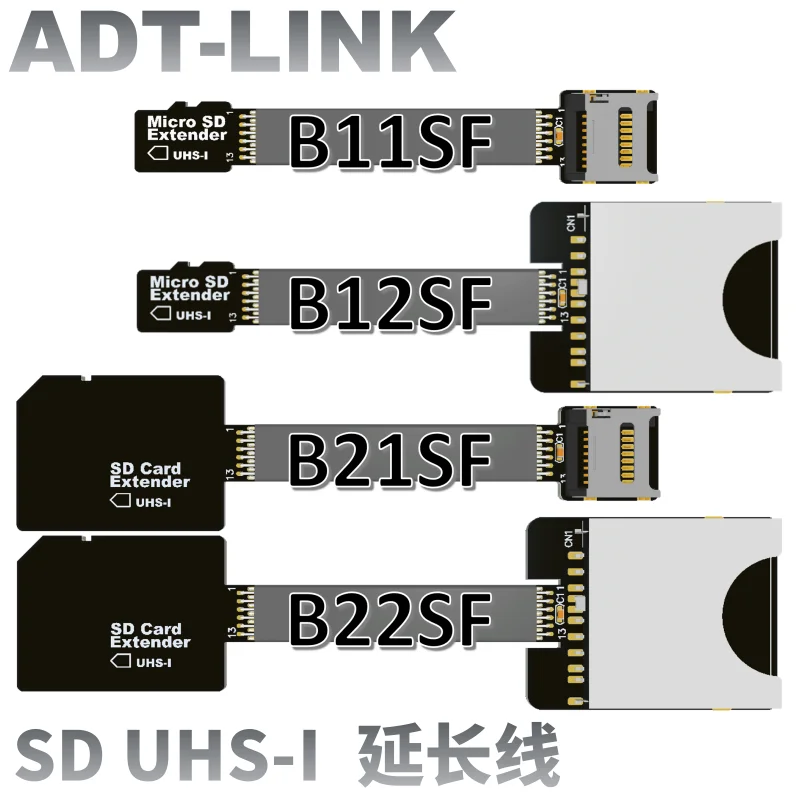 

Flex sd card Extender cable TF to micro SD TF Zip Extension cable Memory Card Reader Express Cord support SDHC SDXC UHS-I