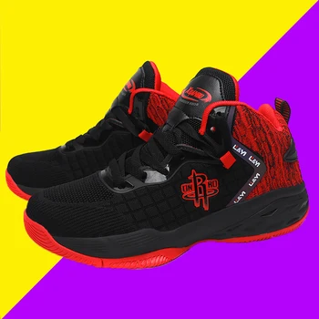 

Breathable basketball shoes casual lace-up mesh Hard-Wearing gym TOTEM sneakers men's sports shoes zapatillas hombre deportiva
