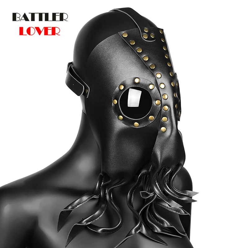 2020 Steampunk Mechanical Mask Dark Octopus Plague Bird Mask Retro Cosplay Masks Halloween Costume Props Accessories