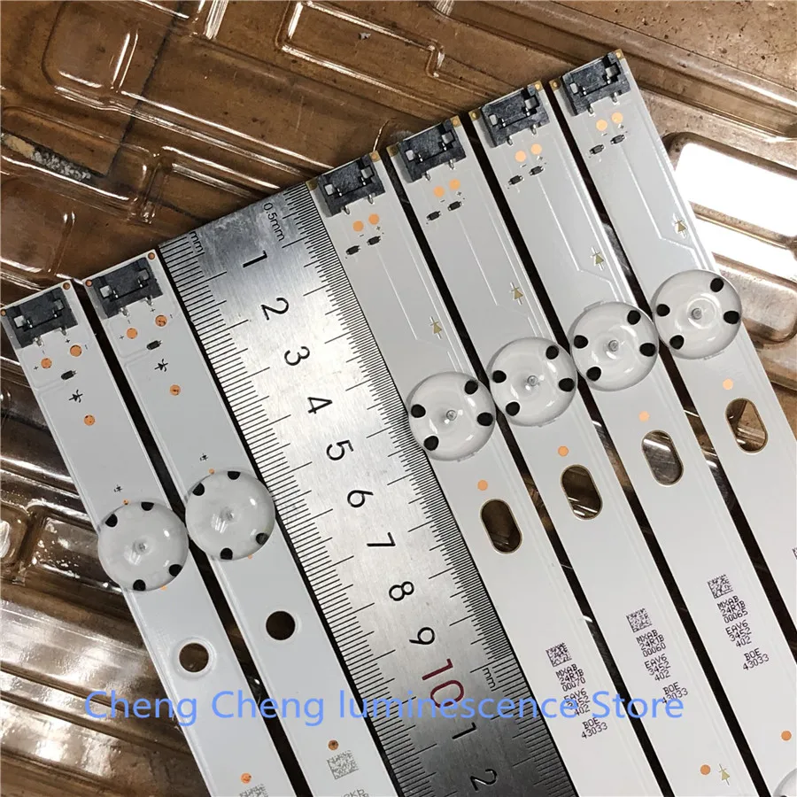 6PCS/lot 8LED 850mm LED backlight strip for LG LG 43LG61CH-CK 43 inch use LED backlight strip 6916L-2744A