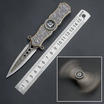 

Tactical knife Folding Pocket knives Hunting Knife Fruit EDC Outdoor Tools Camping Survival Knife Spinner Gyro Toy Boy Gifts