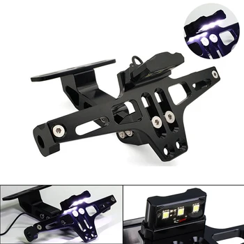 

Motorcycle Adjustable Angle License Plate Holder Bracket CNC Aluminum For Suzuki RMZ 250 450 DR Z400SM 250 DJEBEL Gas Gas EC250
