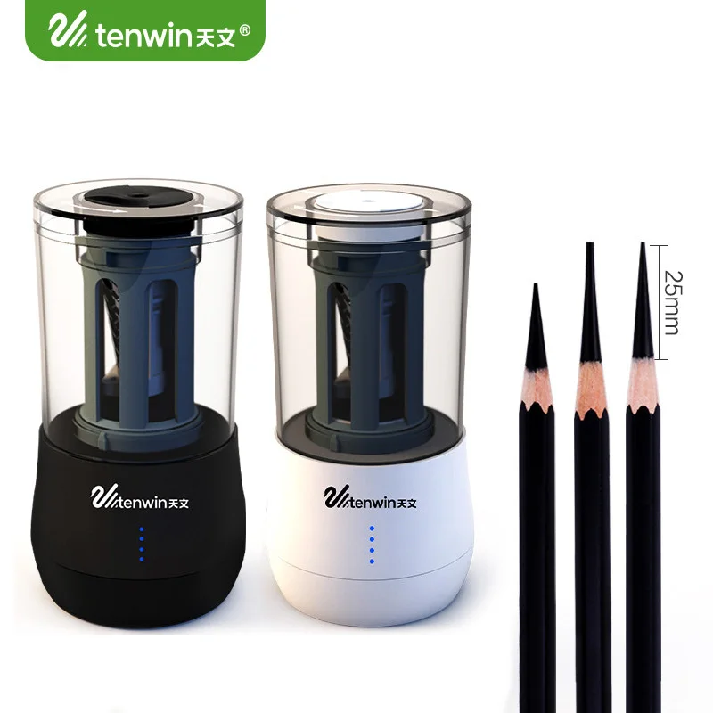 TENWIN Adjustable Electric Pencil Sharpener Dual Purpose Multifunction Charging Art Drawing Sketch Special 8009 | Канцтовары для