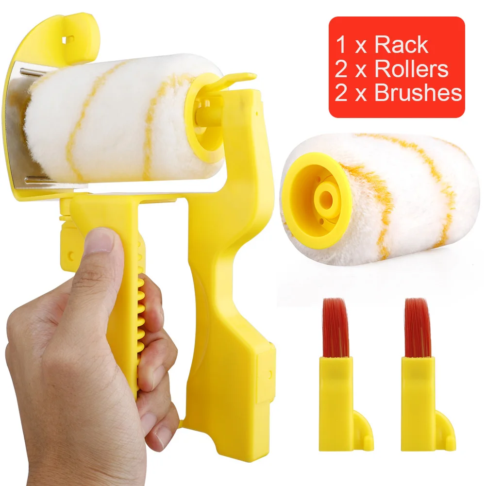 Portable Paint Edger Roller Brush Edge Banding Machine Tool For Home Room Wall Ceilings Narrow Space Replacable | Инструменты