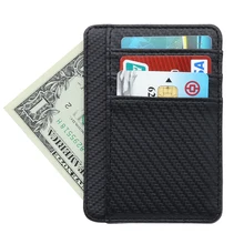 1pcs M logo Credit Card& ID Holders Man Business Card Holder Wallet for BMW E60 E63 E90 E92 E93 X1 X3 X5 X6 M3 M5 M6 F30