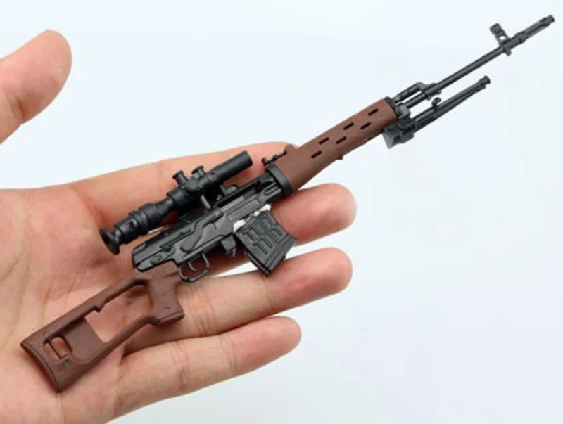 

IN STOCK 1/6 Weapon SVD Sniper Rifle Gun Models For 12" Action Figures Dolls