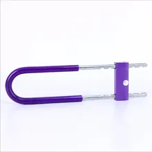 42cm Glass Door Lock U Lock Motorcycle Lock Extended Plug Lock Security Shop Lock stainless steel u bracket for bolt lock electric lock u bracket for frameless glass door lock
