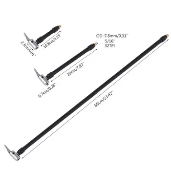 

Locking Air Chuck with Air Hose Inflator Adapter for bike, motorcycle, car tire F3MB