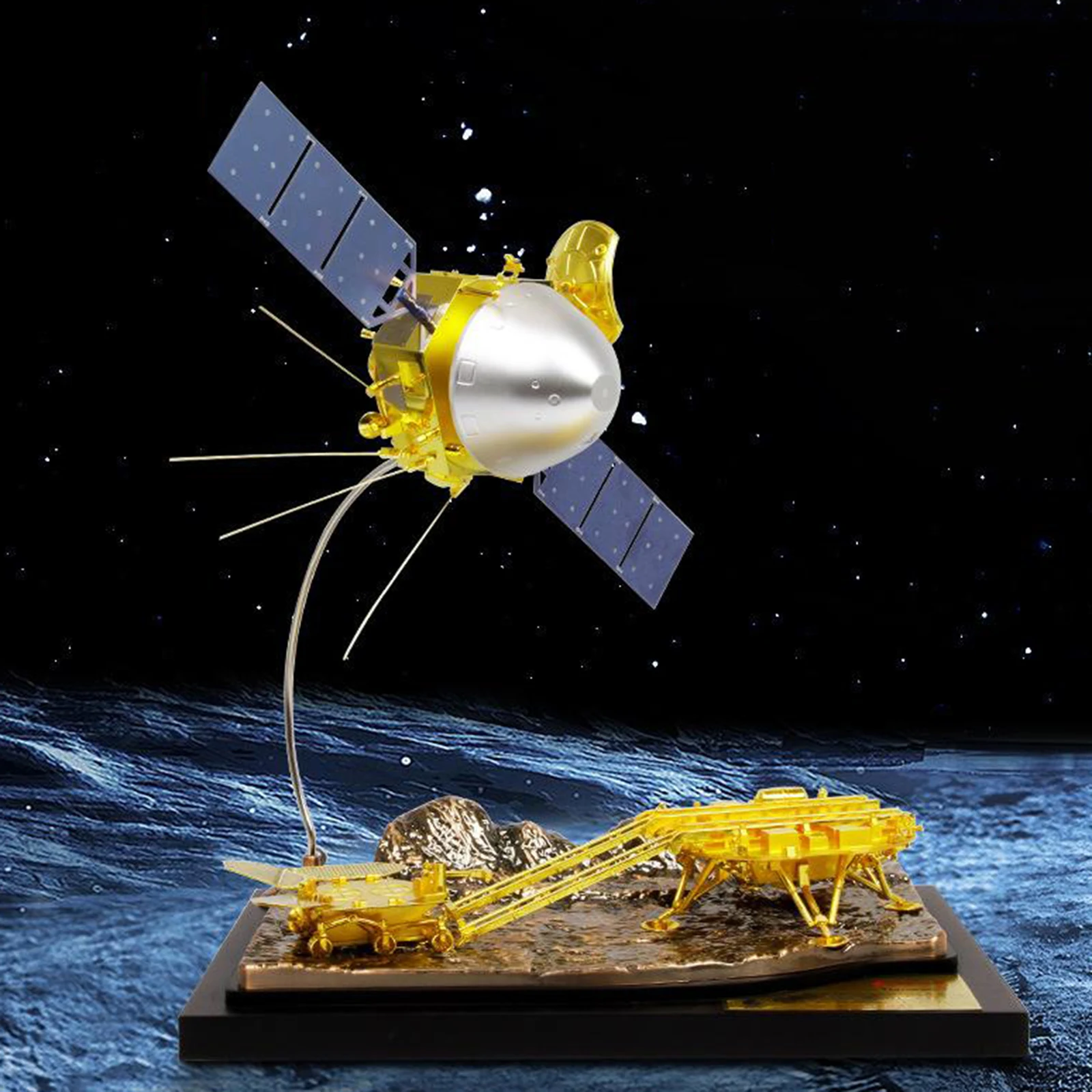 Space Mars Exploration Rover 3D Metal Alloy Model Tianwen-1 Model