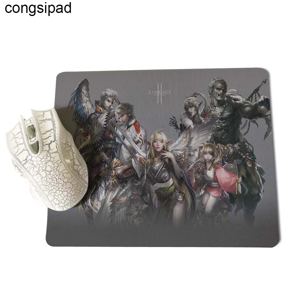 Congsipad уникальный дизайн lineage 2 Лучшая игра Пользовательские Коврики для мыши резиновый коврик не оверложенный Коврик для компьютерной мыши дизайн собственный коврик для мыши